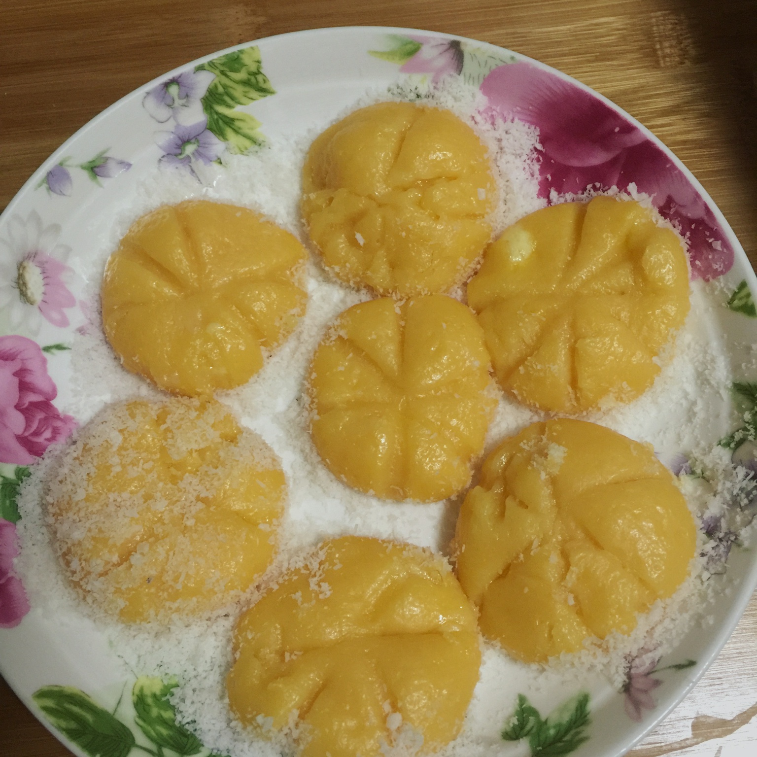 蒸南瓜糯米饼