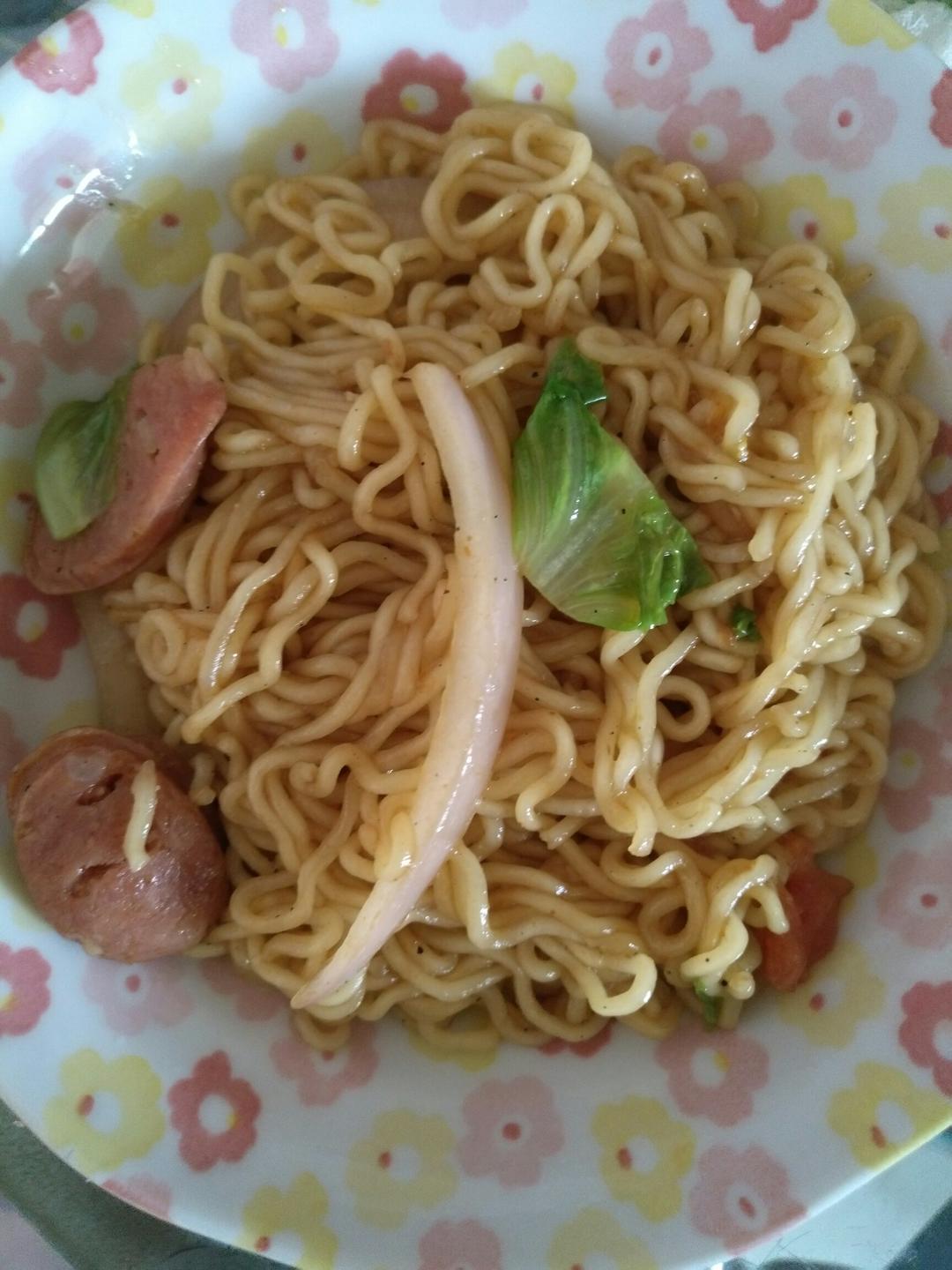 炒方便面