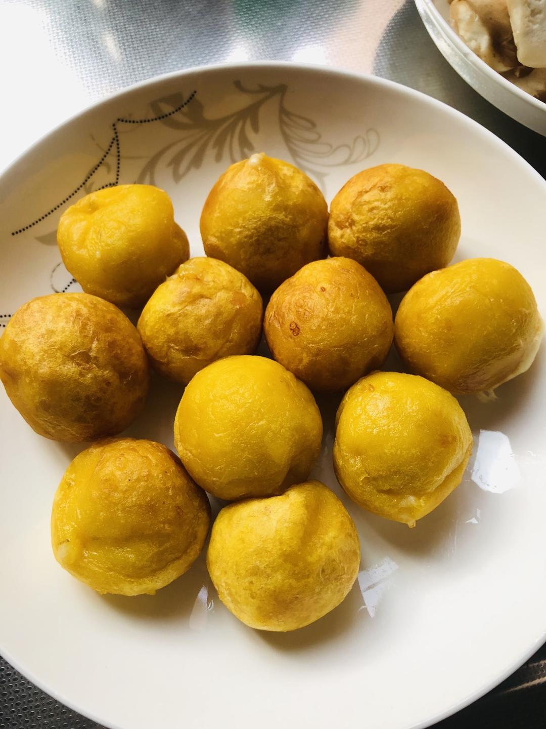 流心芝士红薯丸