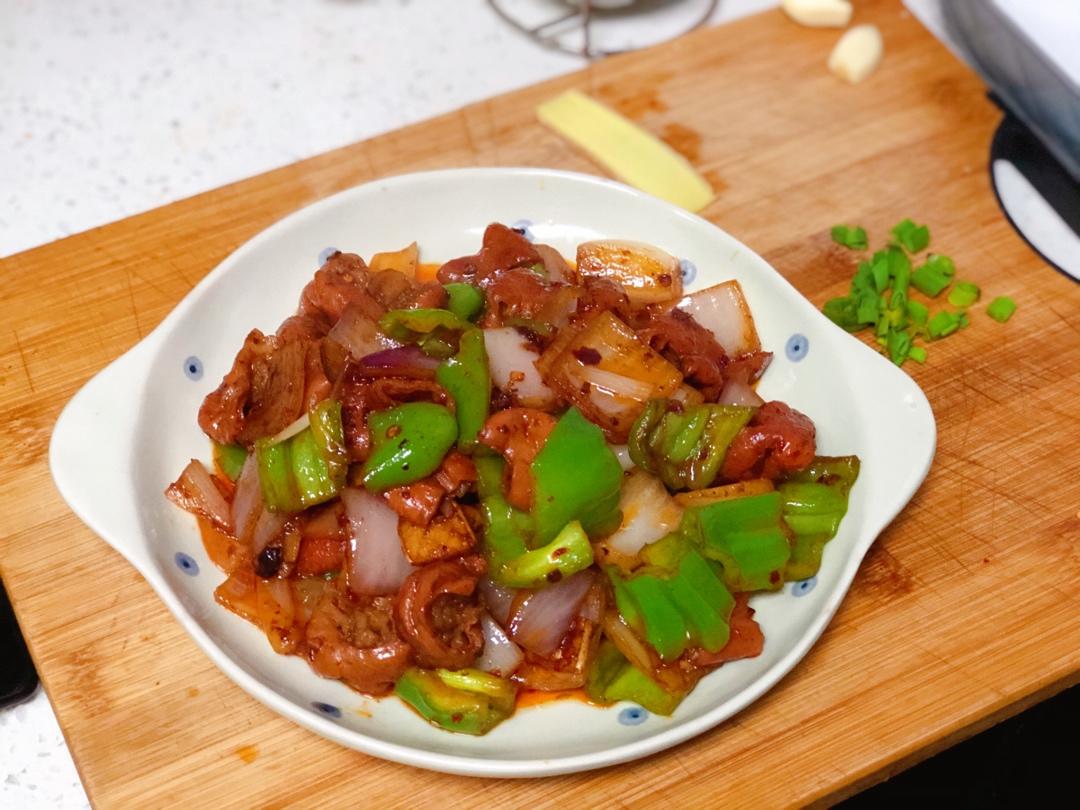 青椒炒肥肠