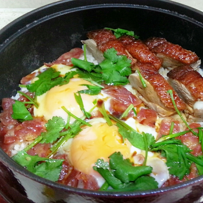 广式腊味煲仔饭