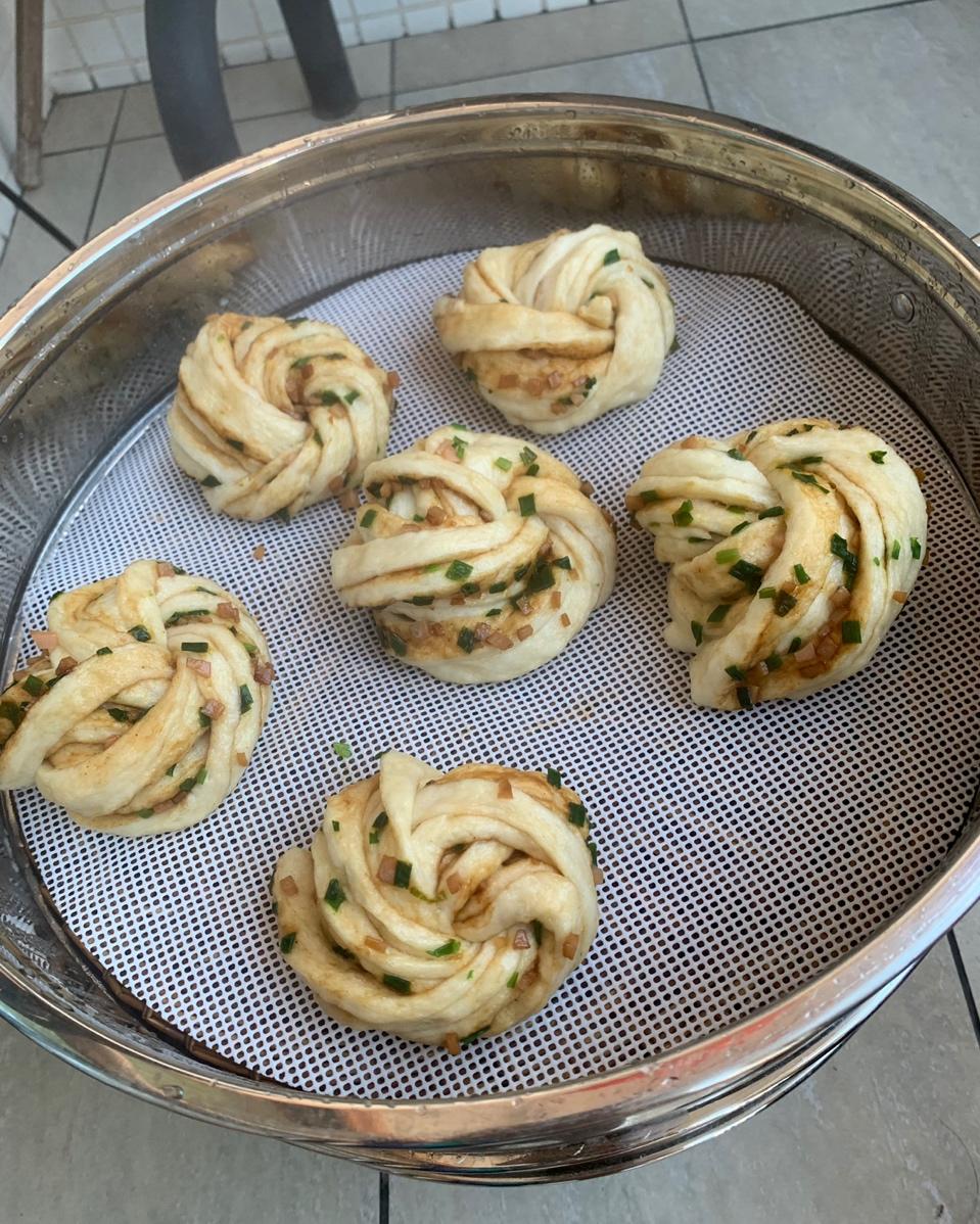 香葱银丝花卷【附扭花卷视频】