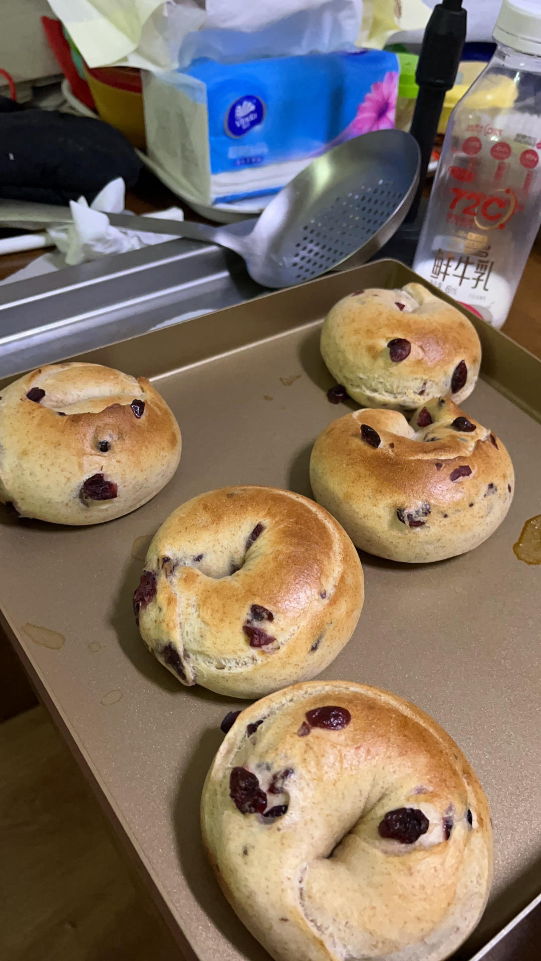 来吃圈圈吧！——全麦蔓越莓贝果