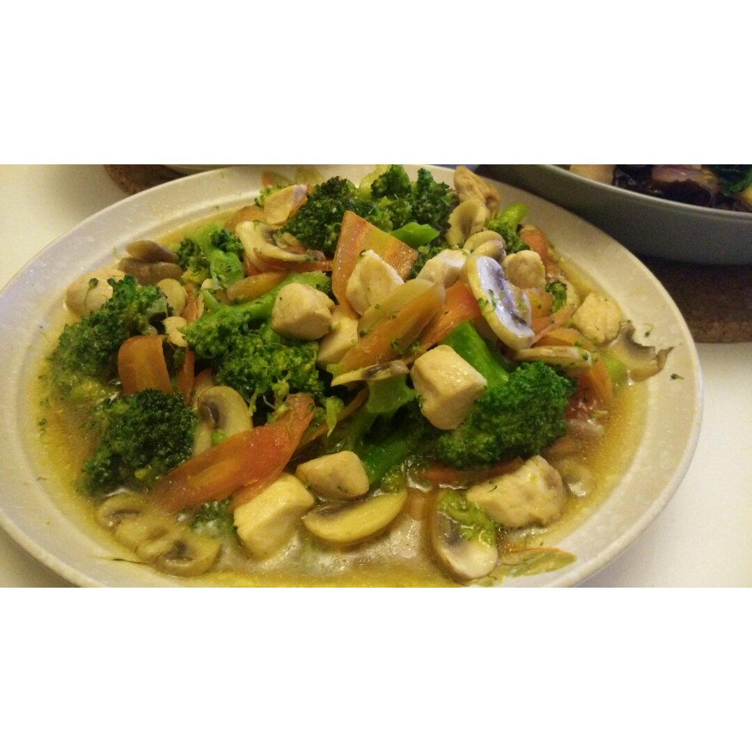 （无油)鸡胸西兰花