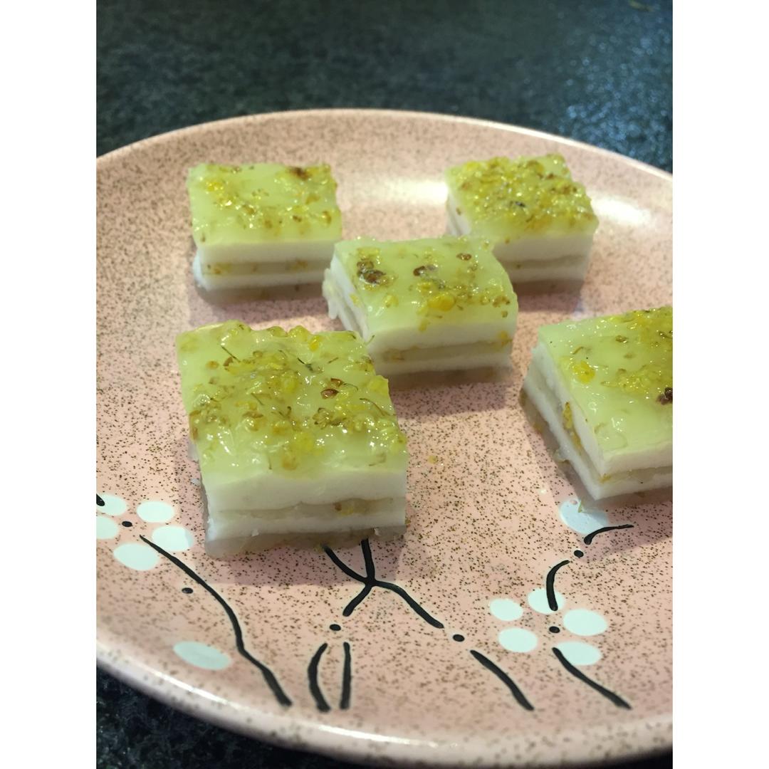 Q弹椰汁千层糕（马蹄糕）