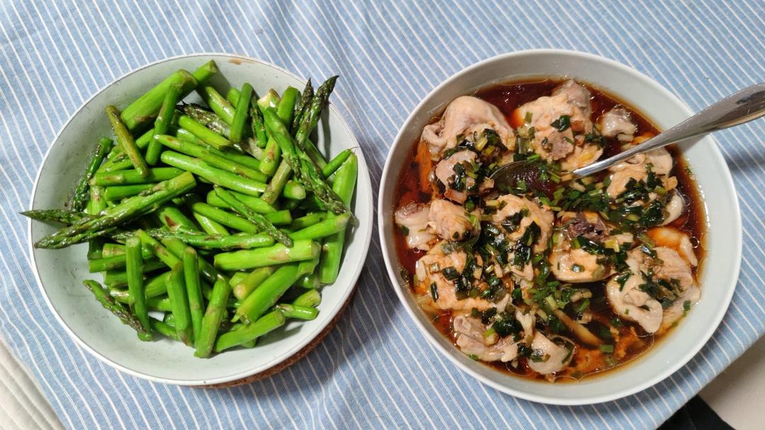葱油鸡（鸡腿可以这样吃快手菜）
