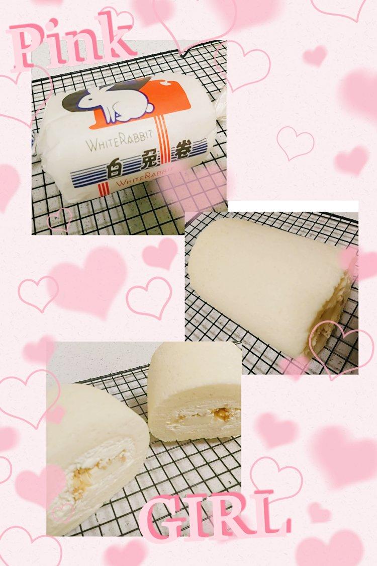 💘网红💘大白兔奶冻蛋糕卷（爆好吃的奶酱、奶酥和奶冻有详解）