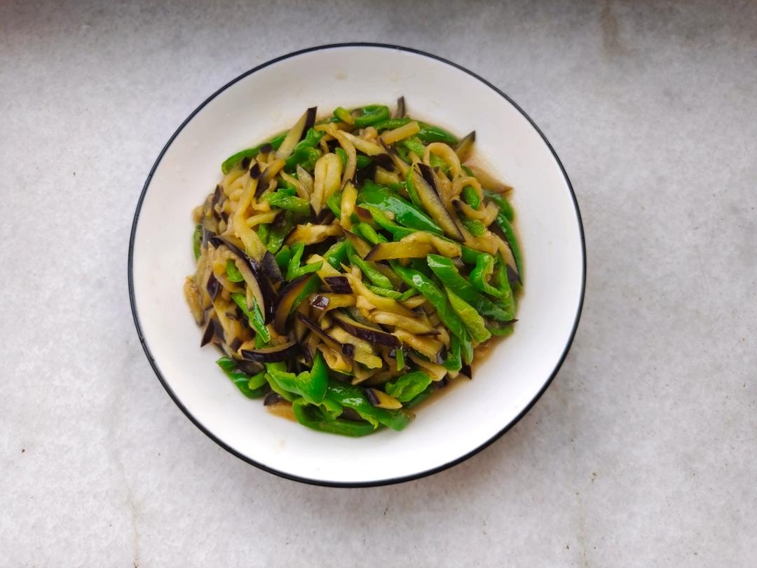 青椒茄子丝