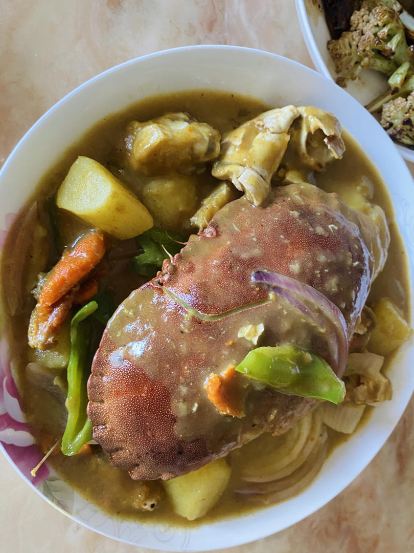 快手咖喱黄道蟹（面包蟹）——不用椰浆