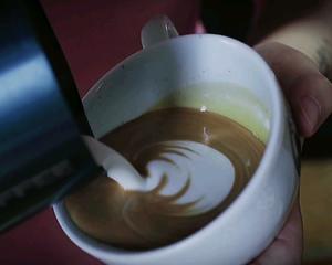 咖啡拉花记录（郁金香）含视频的做法 步骤10