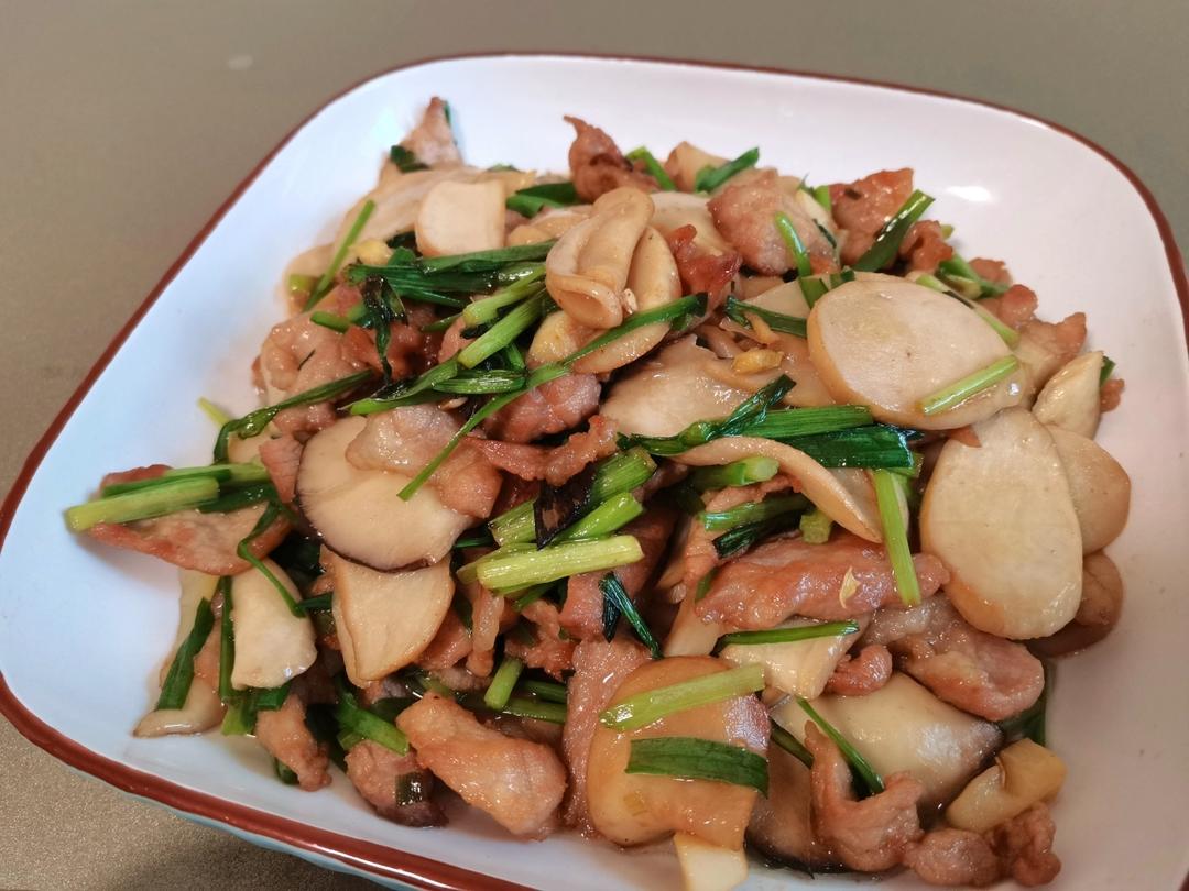 肉炒杏鲍菇