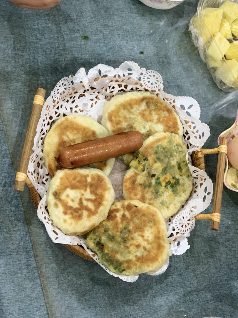 超软的鸡蛋韭菜馅饼