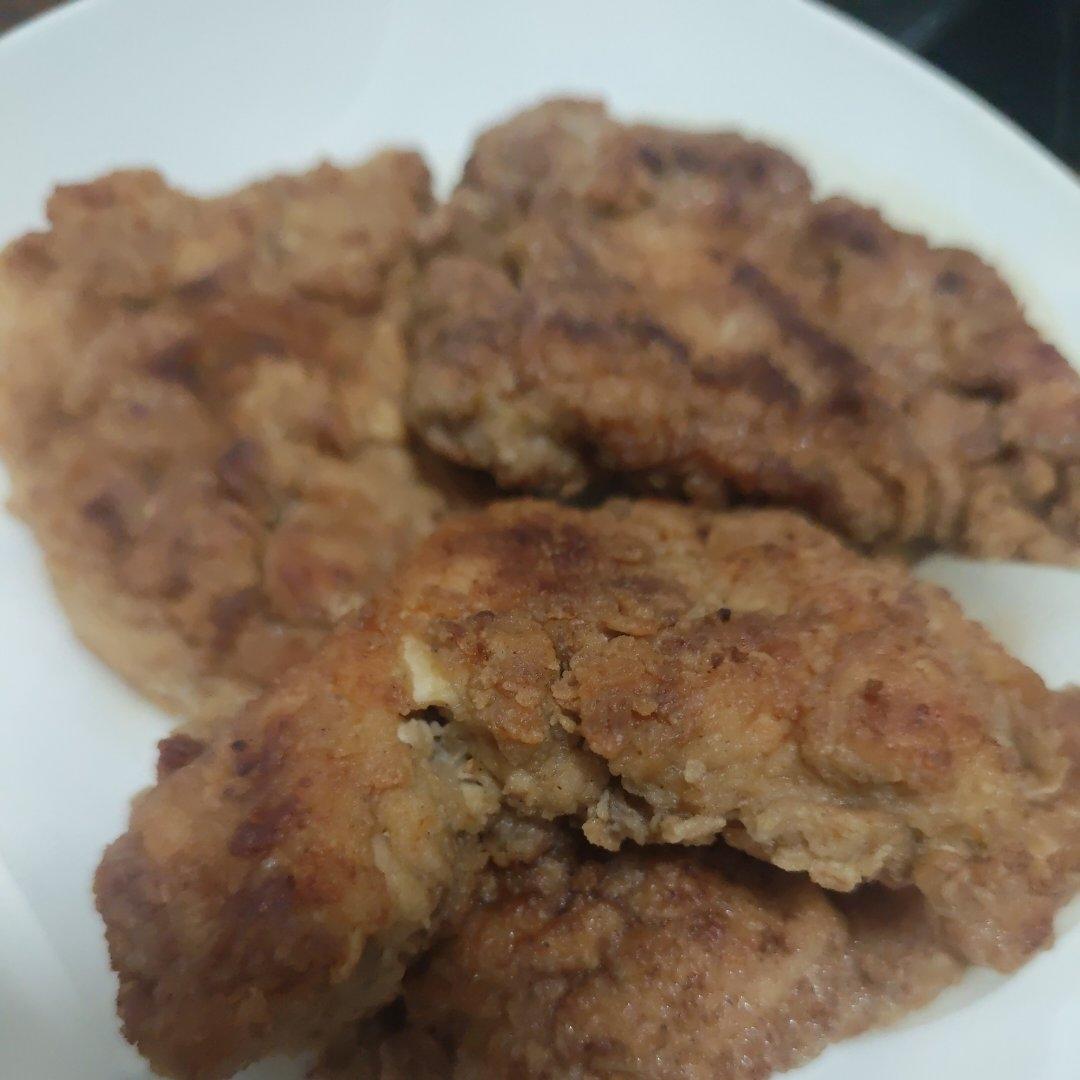 家庭版香辣炸鸡排 无面包糠版本