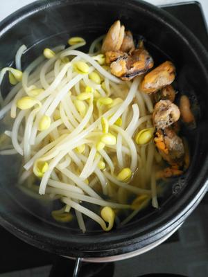 有菜，有汤，清淡爽口【韩式豆芽汤饭】的做法 步骤7