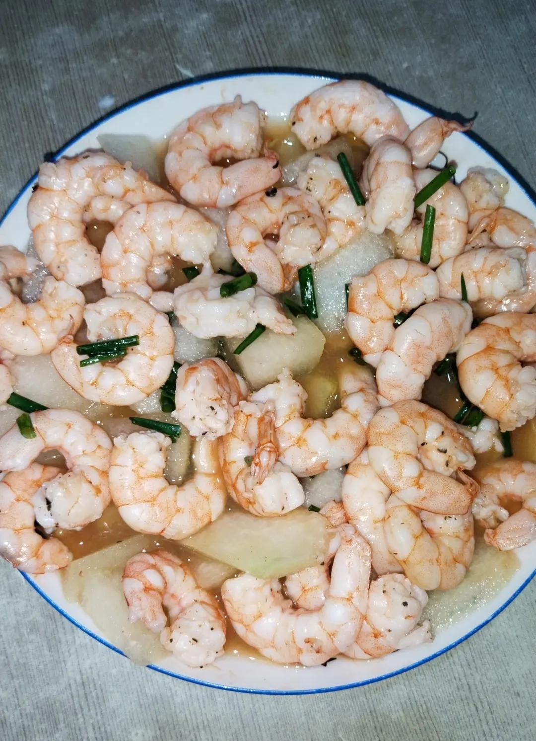 第❷❺道减脂菜 | 冬瓜蒸虾仁（8分钟搞定）