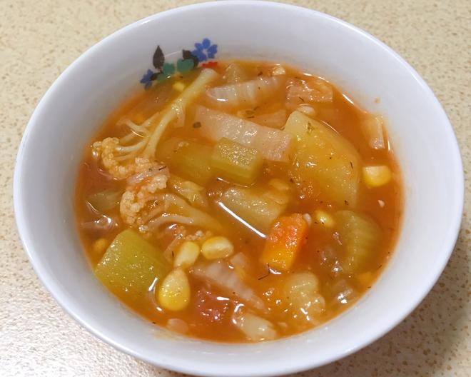 什锦蔬菜汤杂蔬浓汤的做法