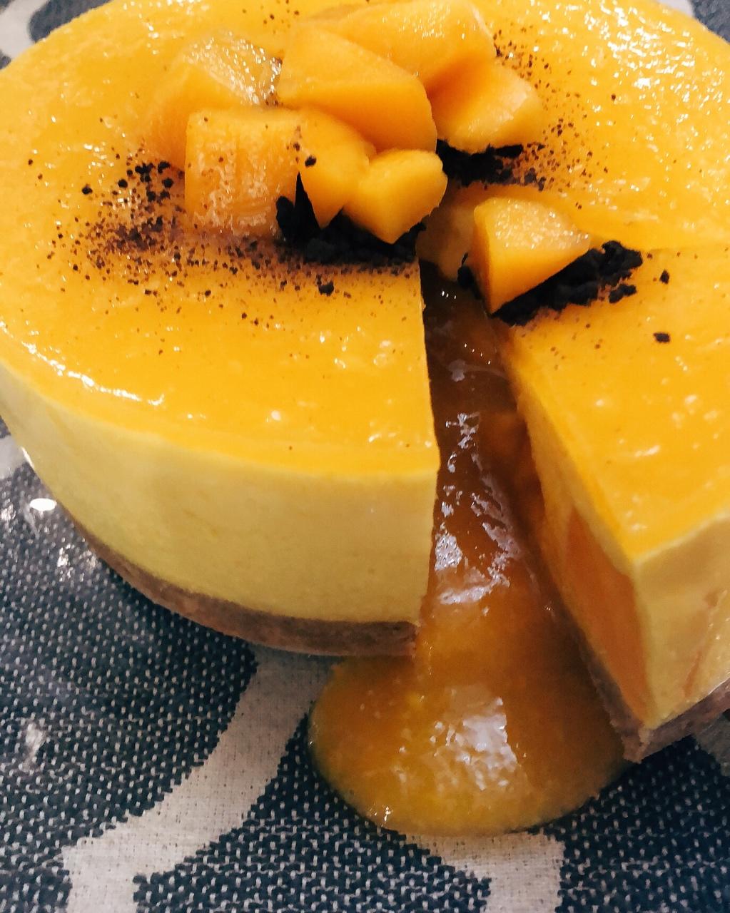 《Tinrry下午茶》教你做芒果流心慕斯（6寸配方）