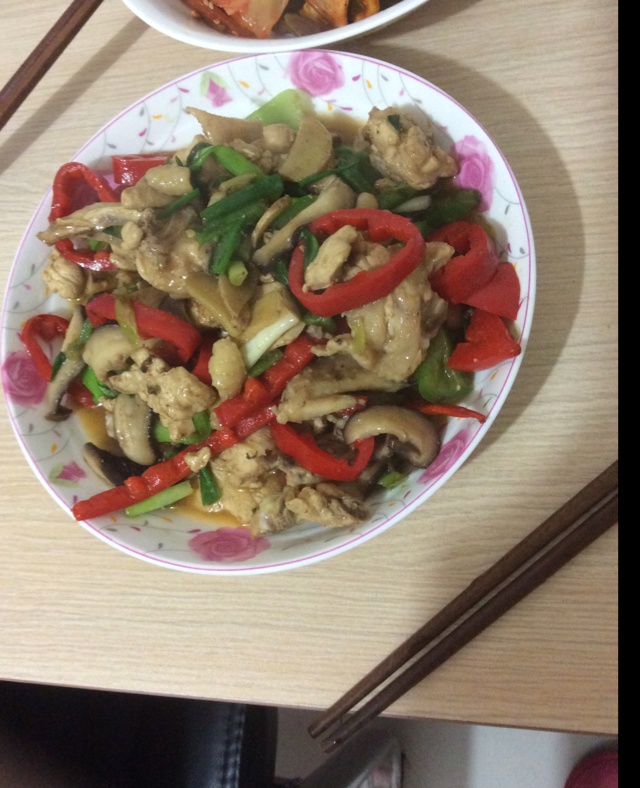 小炒鸡肉