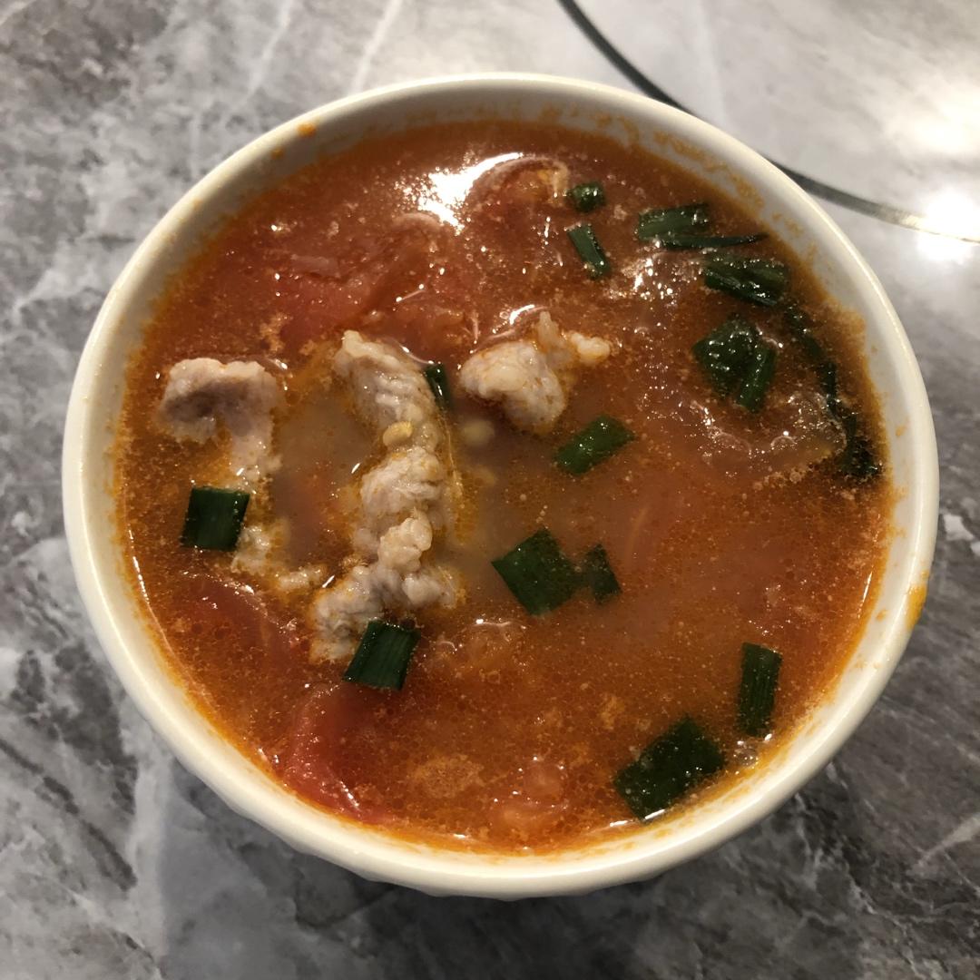 🍅开胃的番茄滑肉片汤