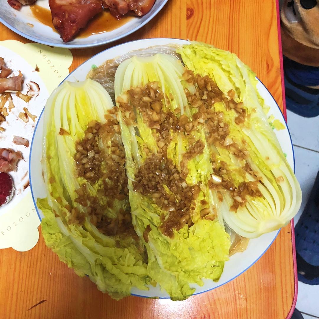 蒜蓉粉丝蒸娃娃菜