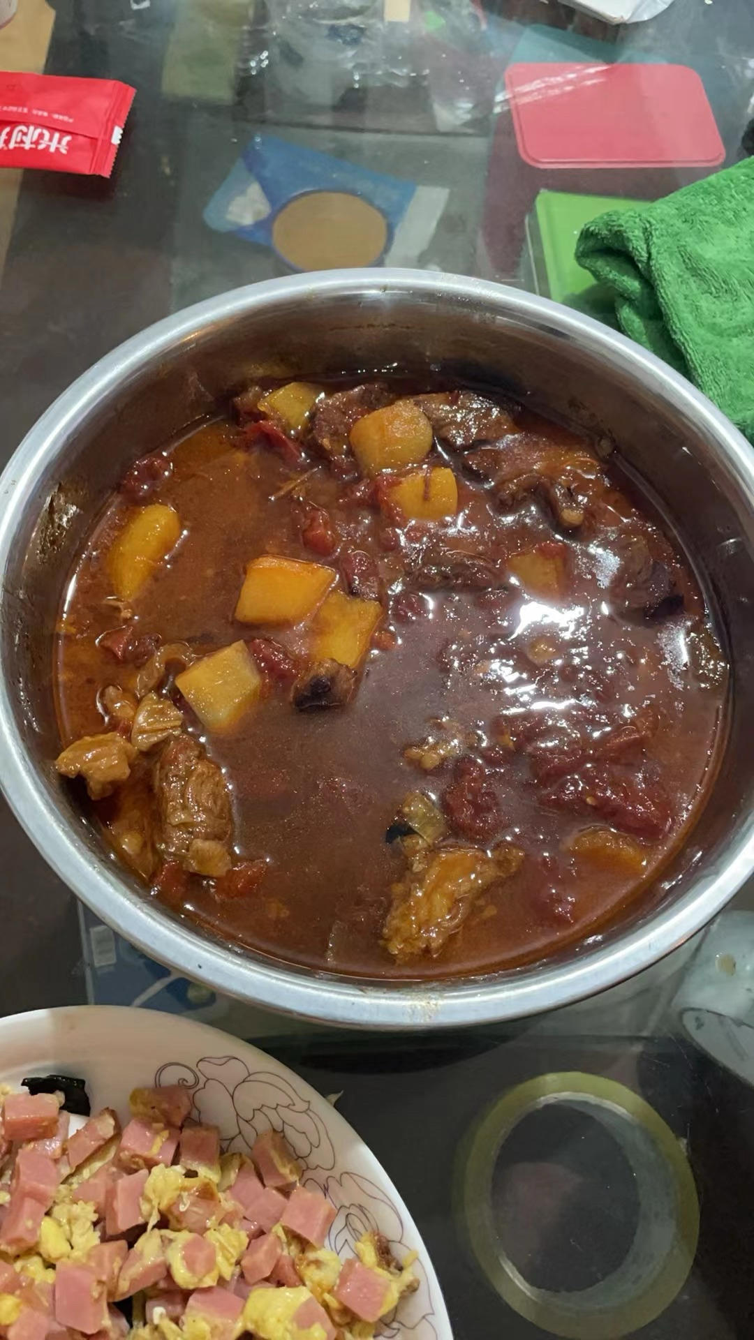 番茄土豆炖牛腩