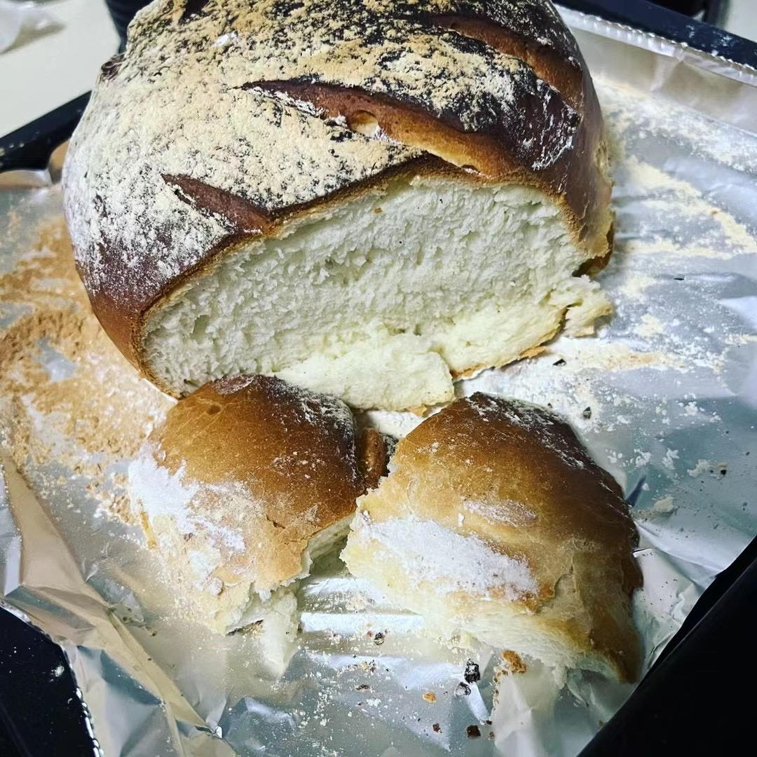 德式低脂奶酪面包•皮脆内软•少糖无油