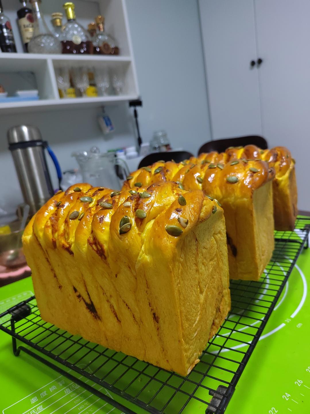 🎃double大伯南瓜（乳酪）吐司|金秋的颜色