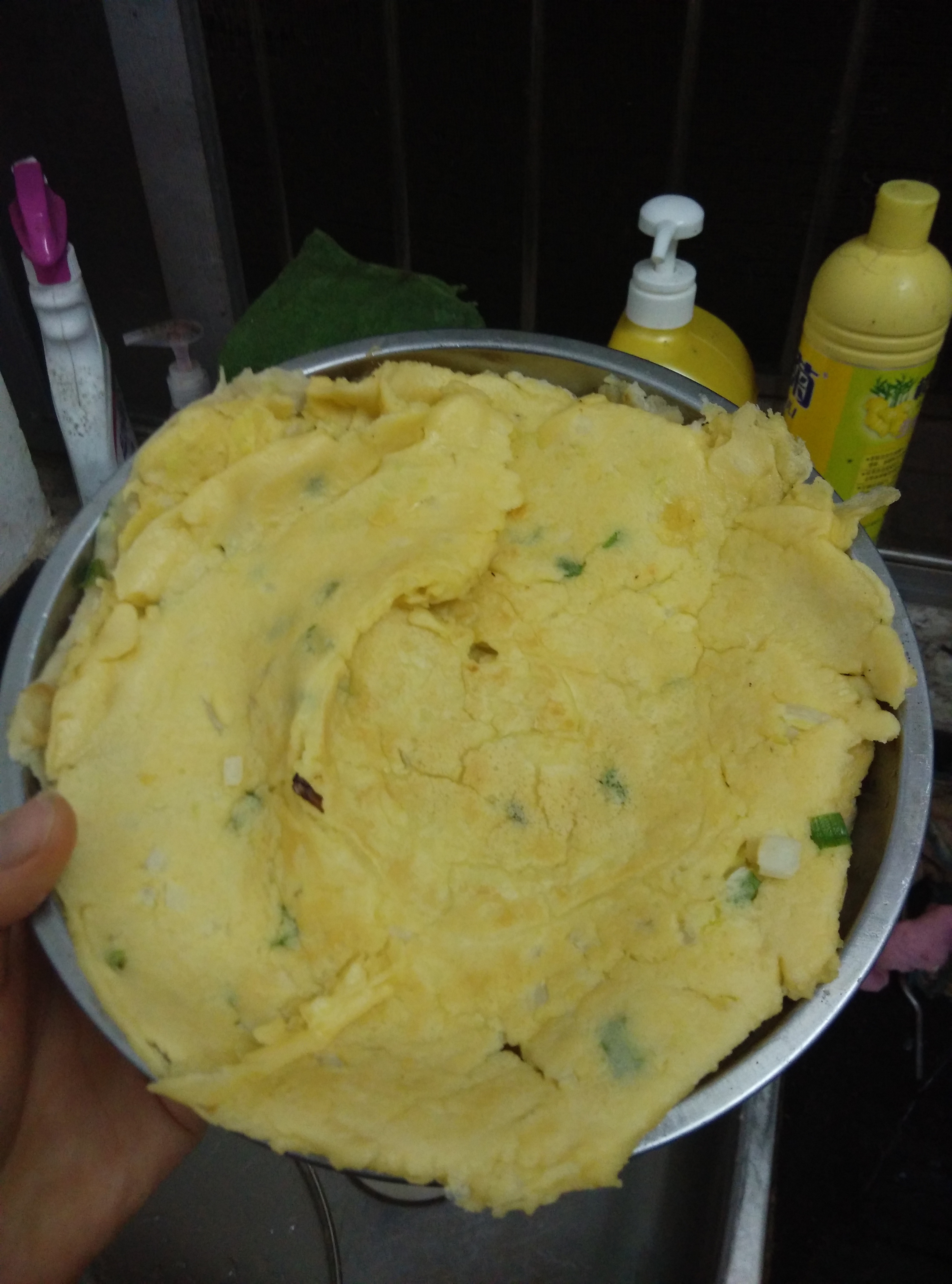 葱花鸡蛋饼