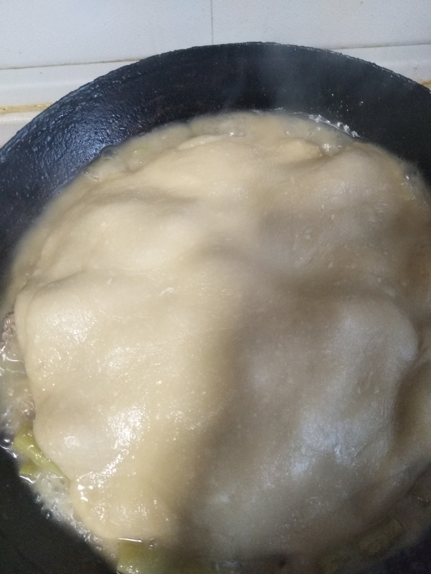 豆角排骨烀饼的做法 步骤10