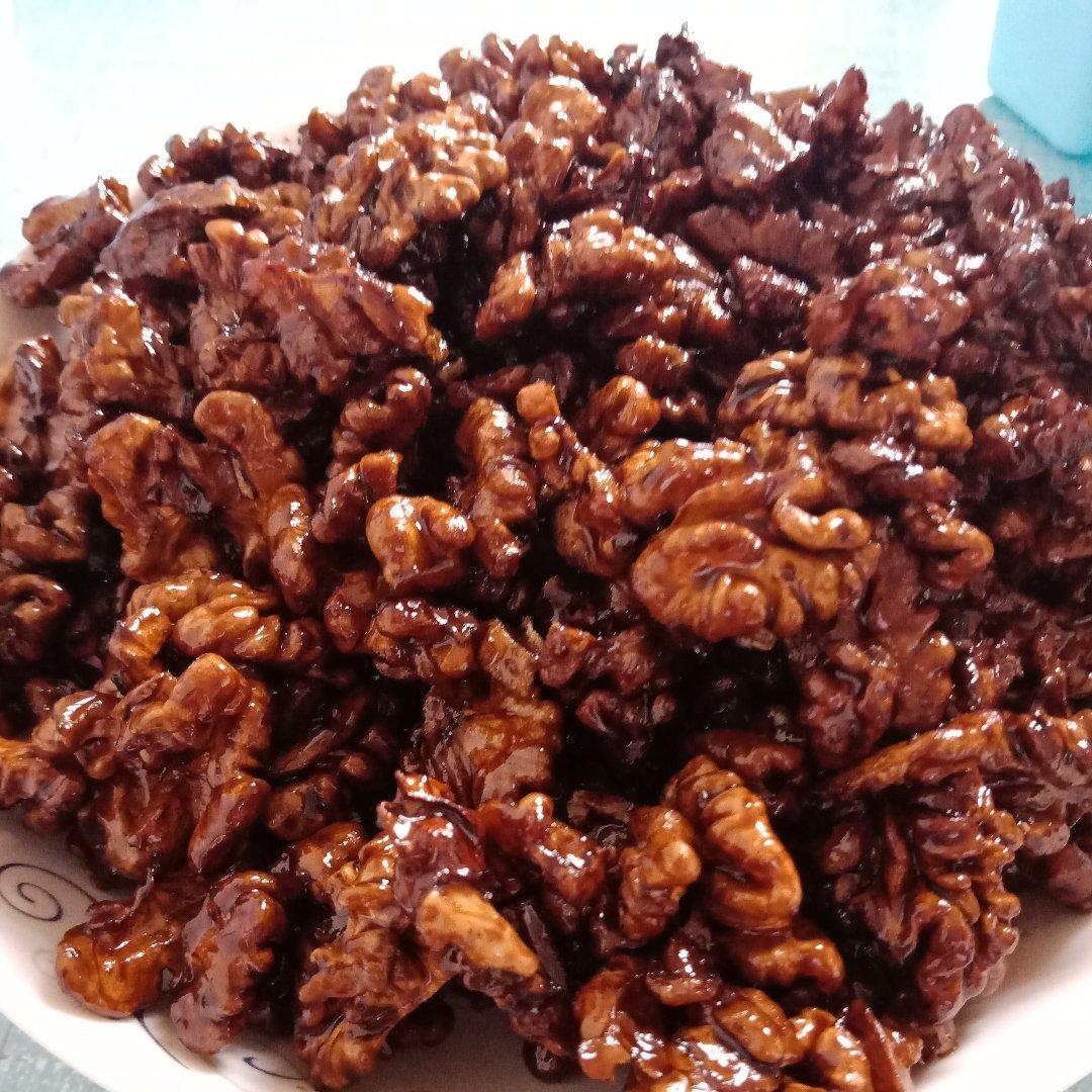 红糖炒核桃