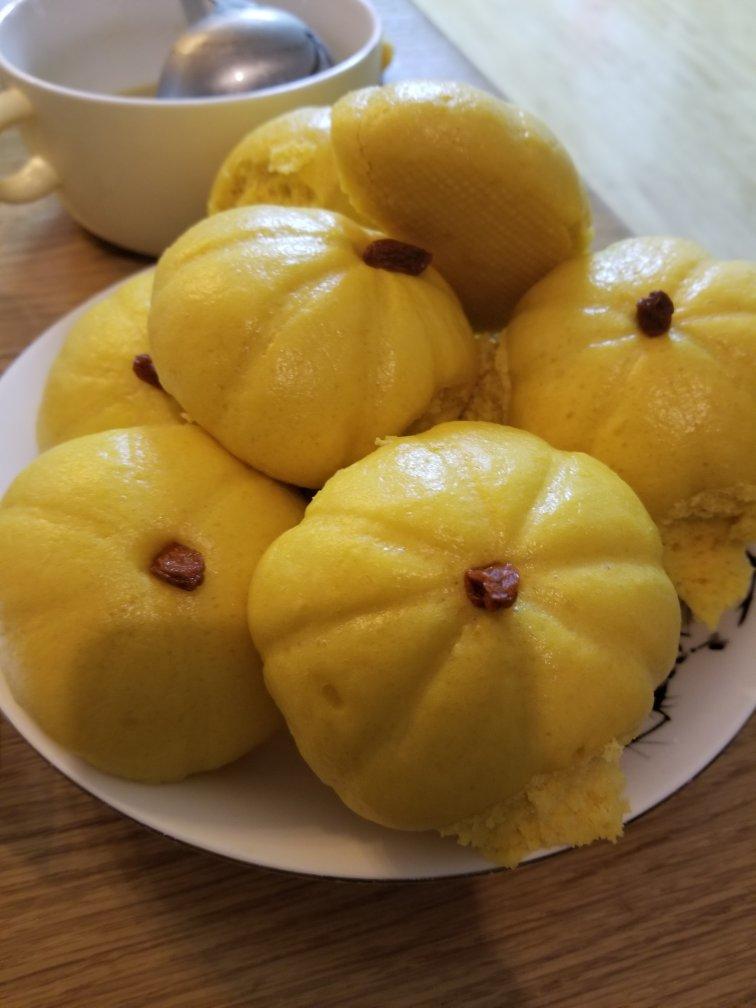 一次性发酵万圣节南瓜馒头，这样做小孩子多吃俩
