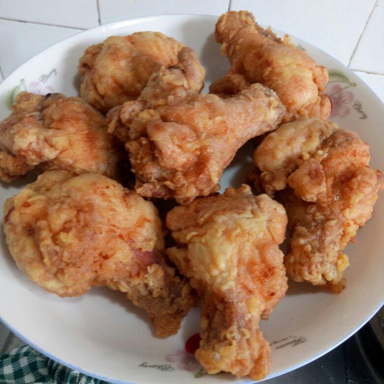 不用炸鸡粉也可以炸出酥脆炸鸡腿