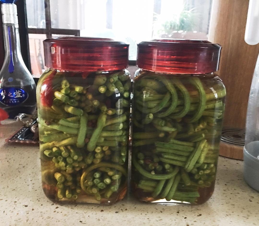 自制酸豇豆泡菜（附超详细豇豆结做法及泡菜水做法）