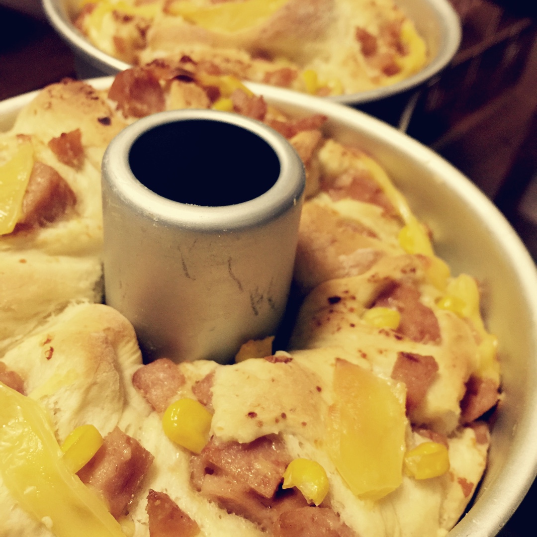 杂蔬火腿芝士卷