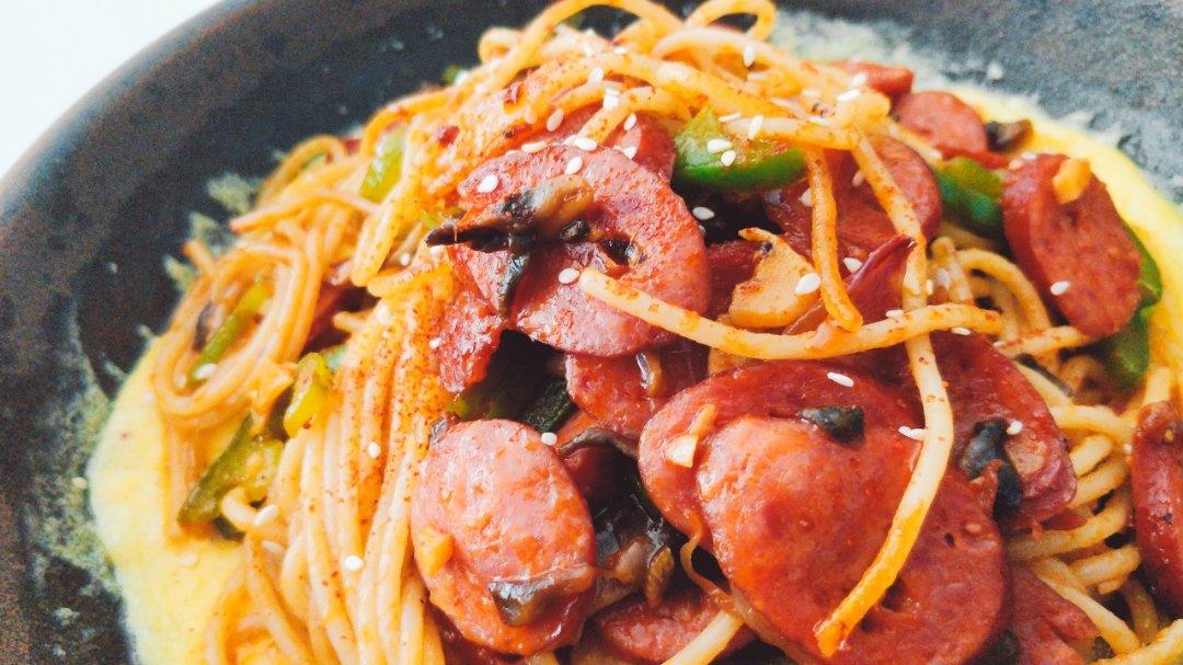 酸酸哒可开胃了！算是日本料理的「拿波里意面」