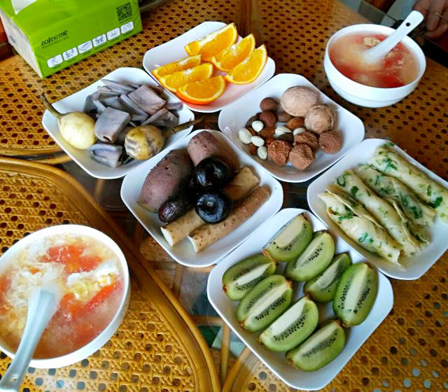 一周不重复早餐
