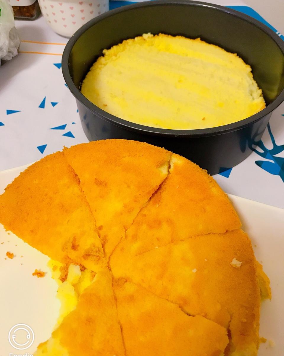 新手零失败的原味戚风蛋糕（八寸）