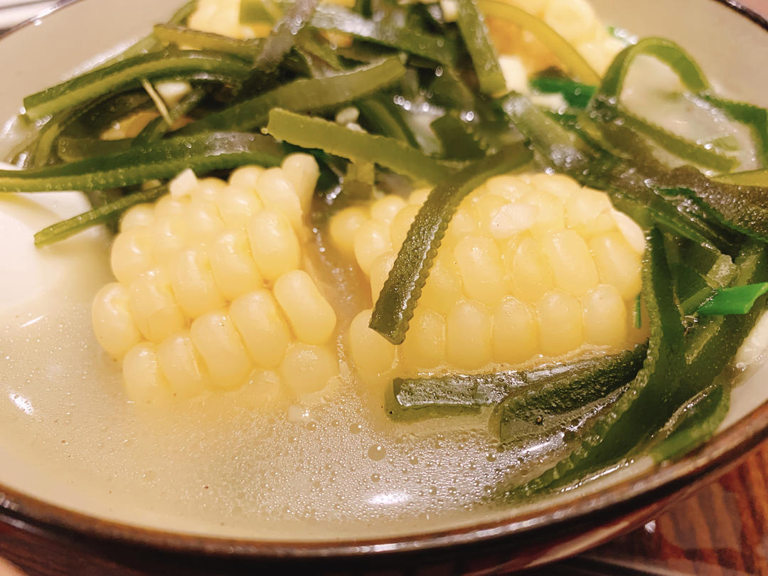 家常菜-海带玉米汤