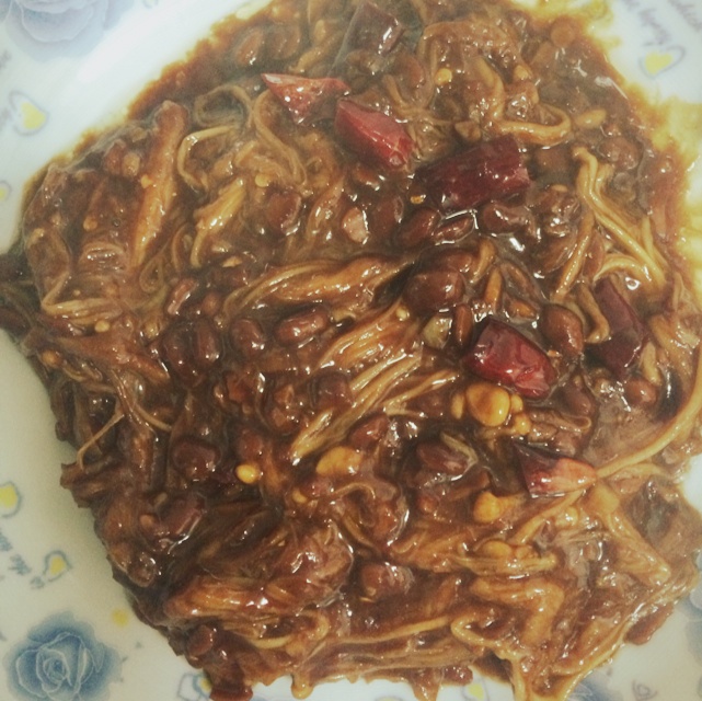 酱炒金针菇