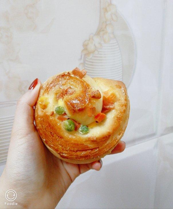 杂蔬火腿芝士卷
