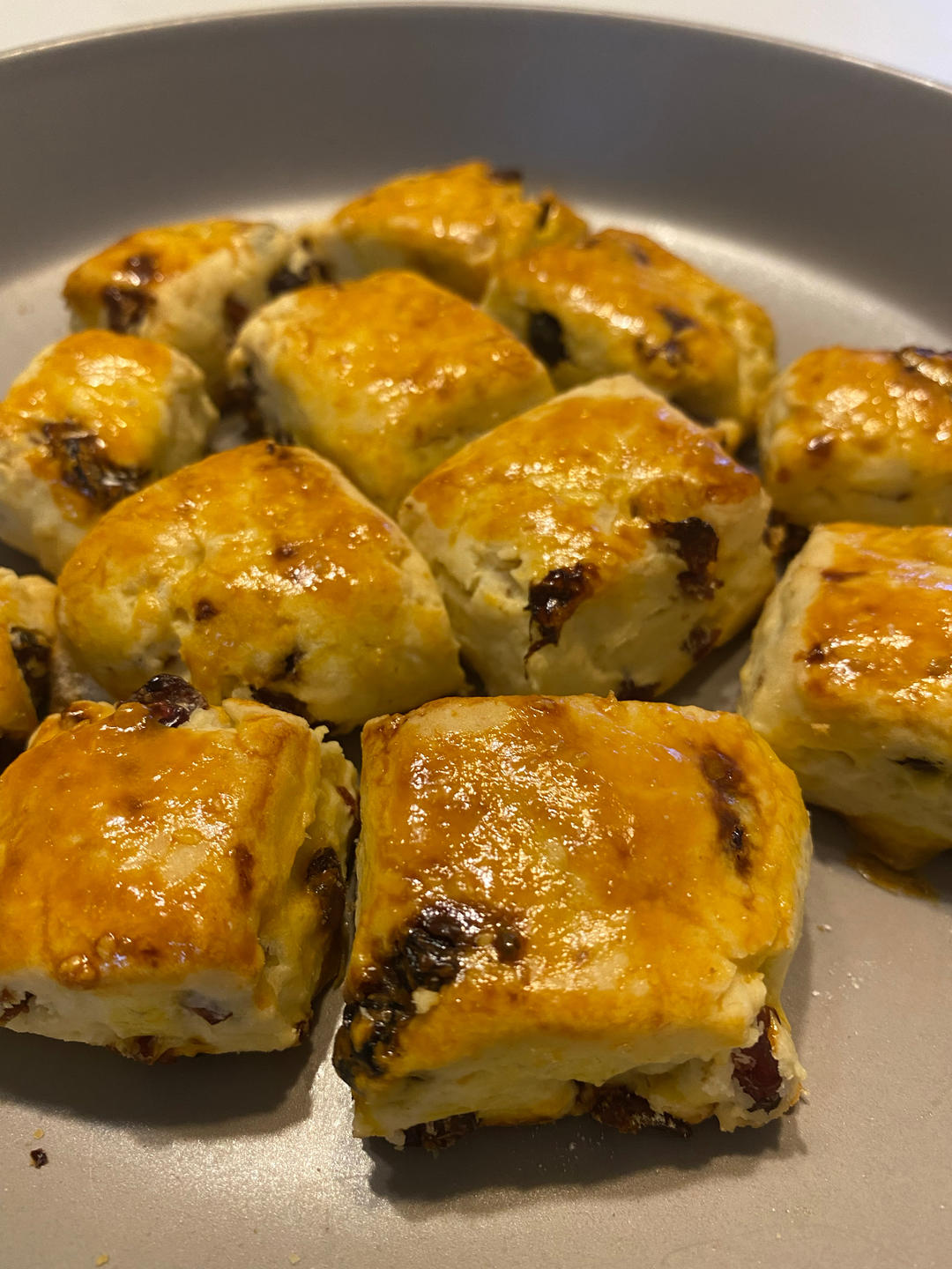 消耗淡奶油的司康