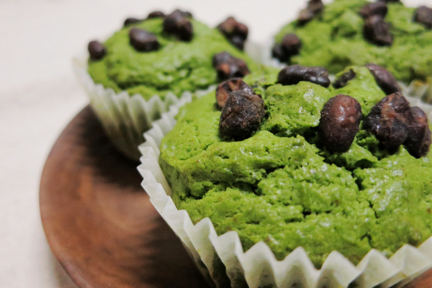 蜜豆核桃抹茶muffin