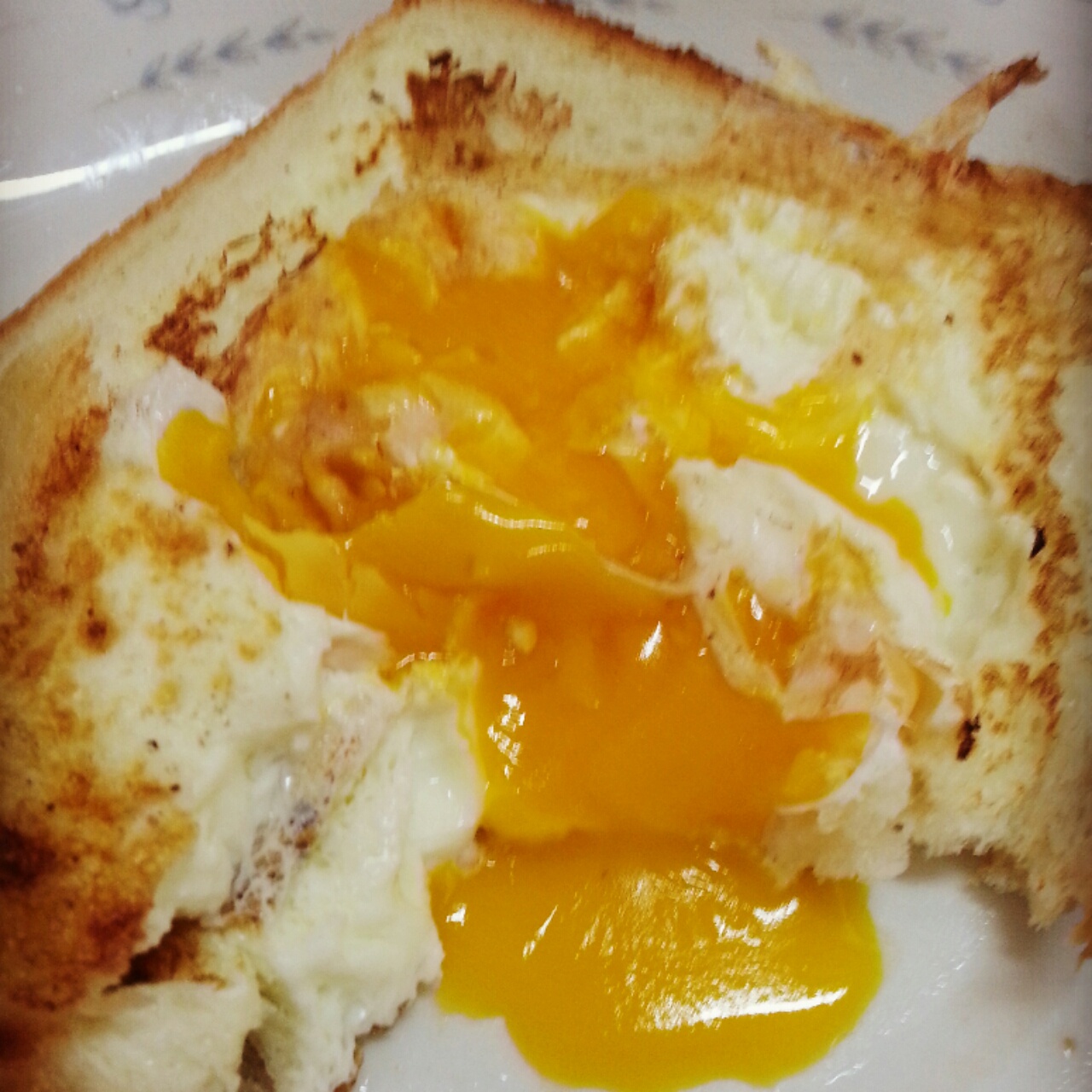 吐司太阳蛋披萨