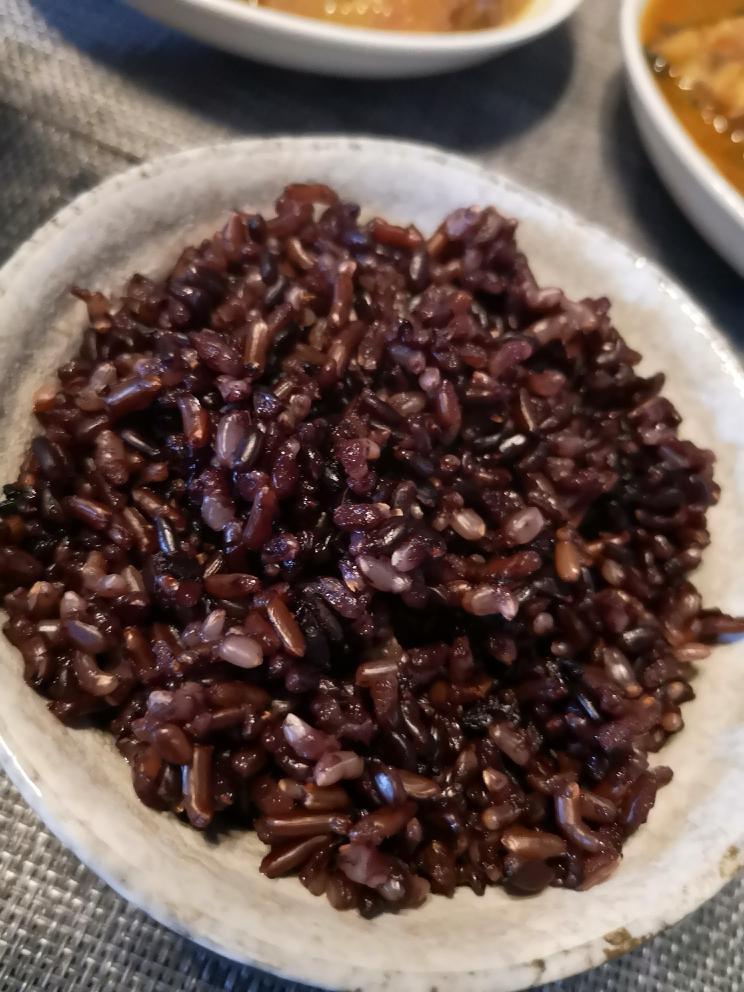 三色糙米饭