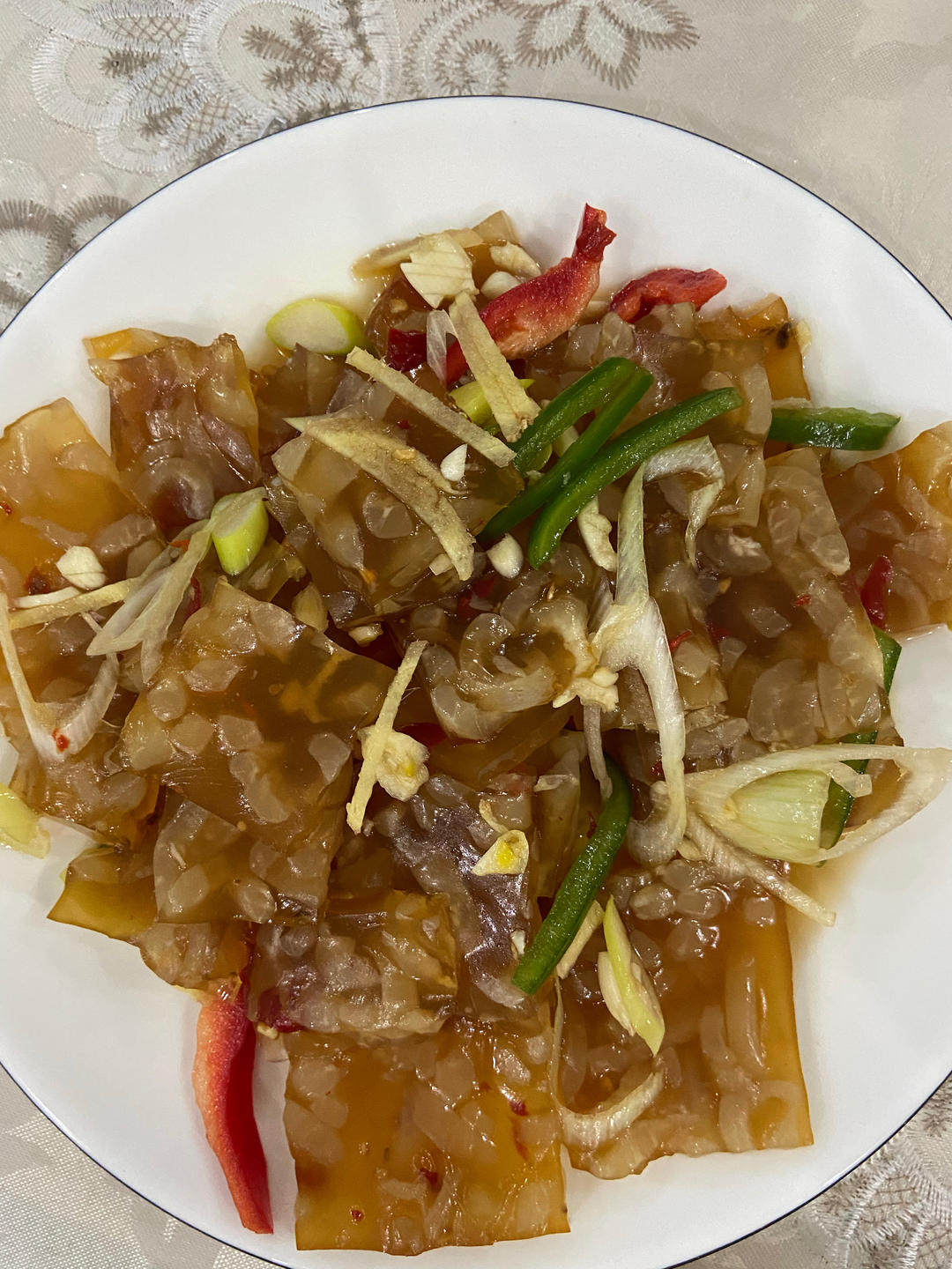 凉拌皮冻的做法