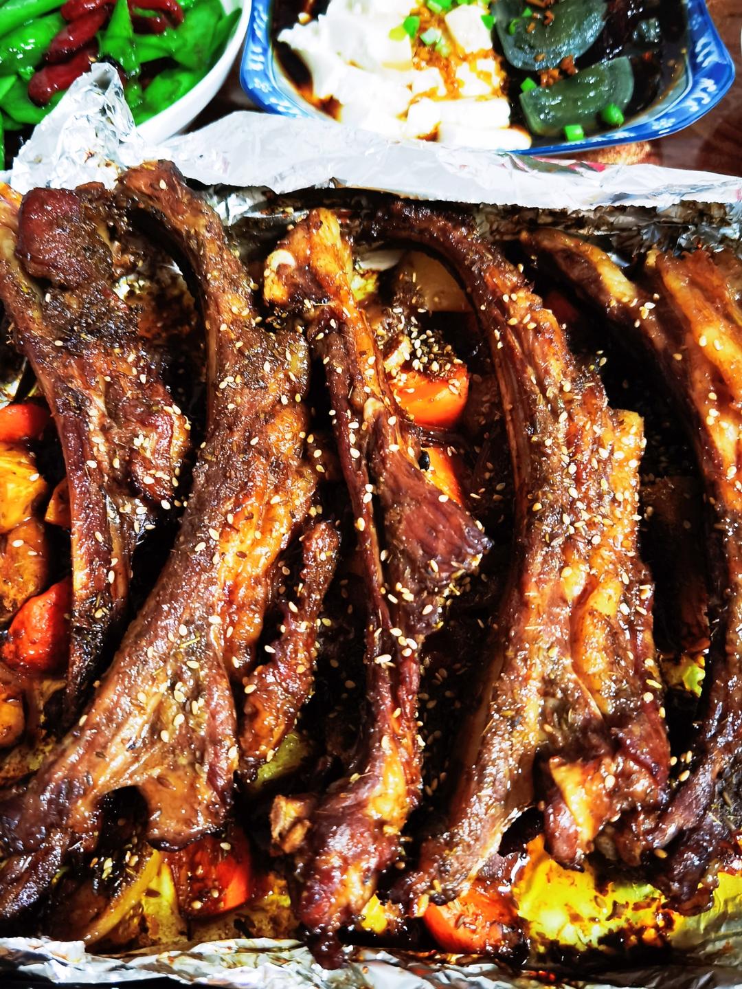 超好吃的烤羊排烤箱版