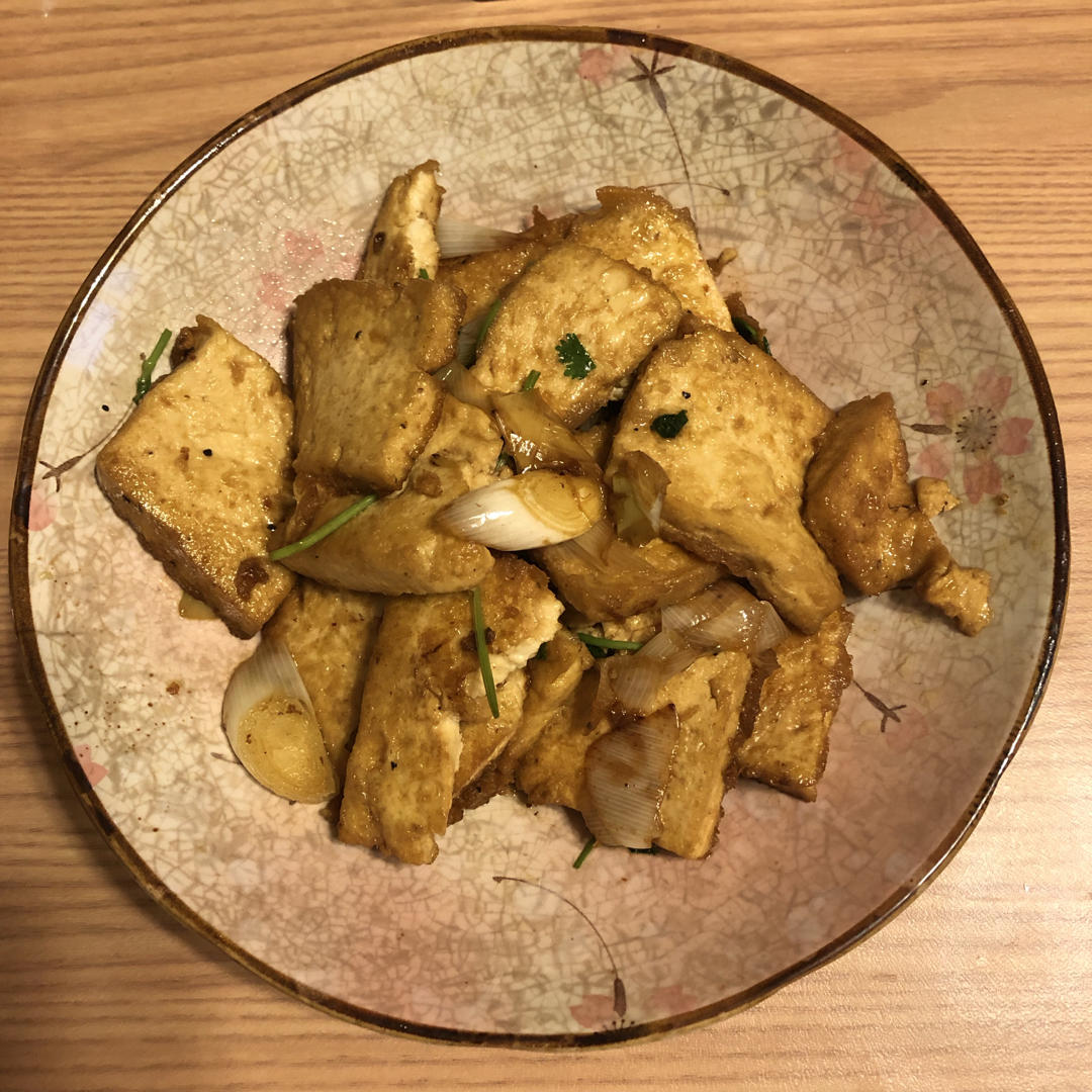 焖煎豆腐