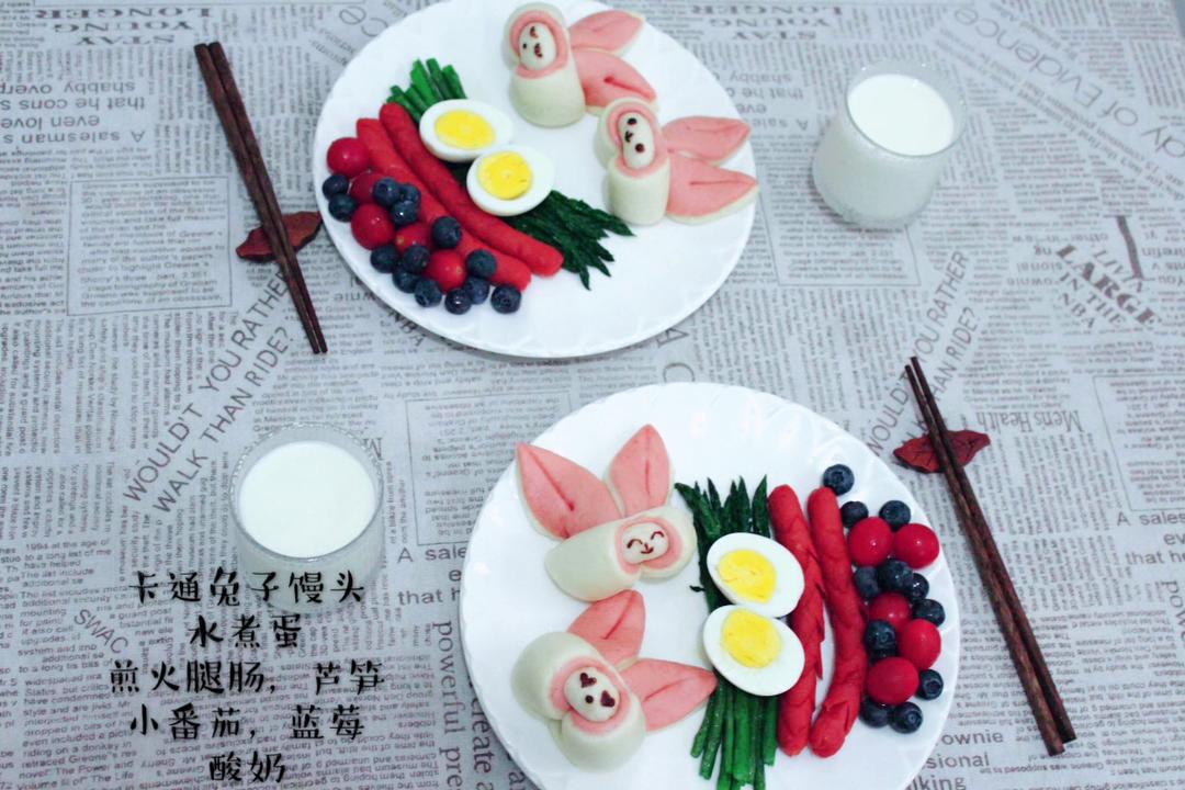 卡通兔子馒头