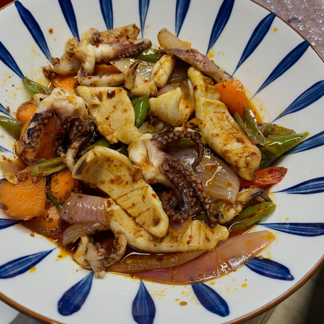 爆炒香辣鱿鱼