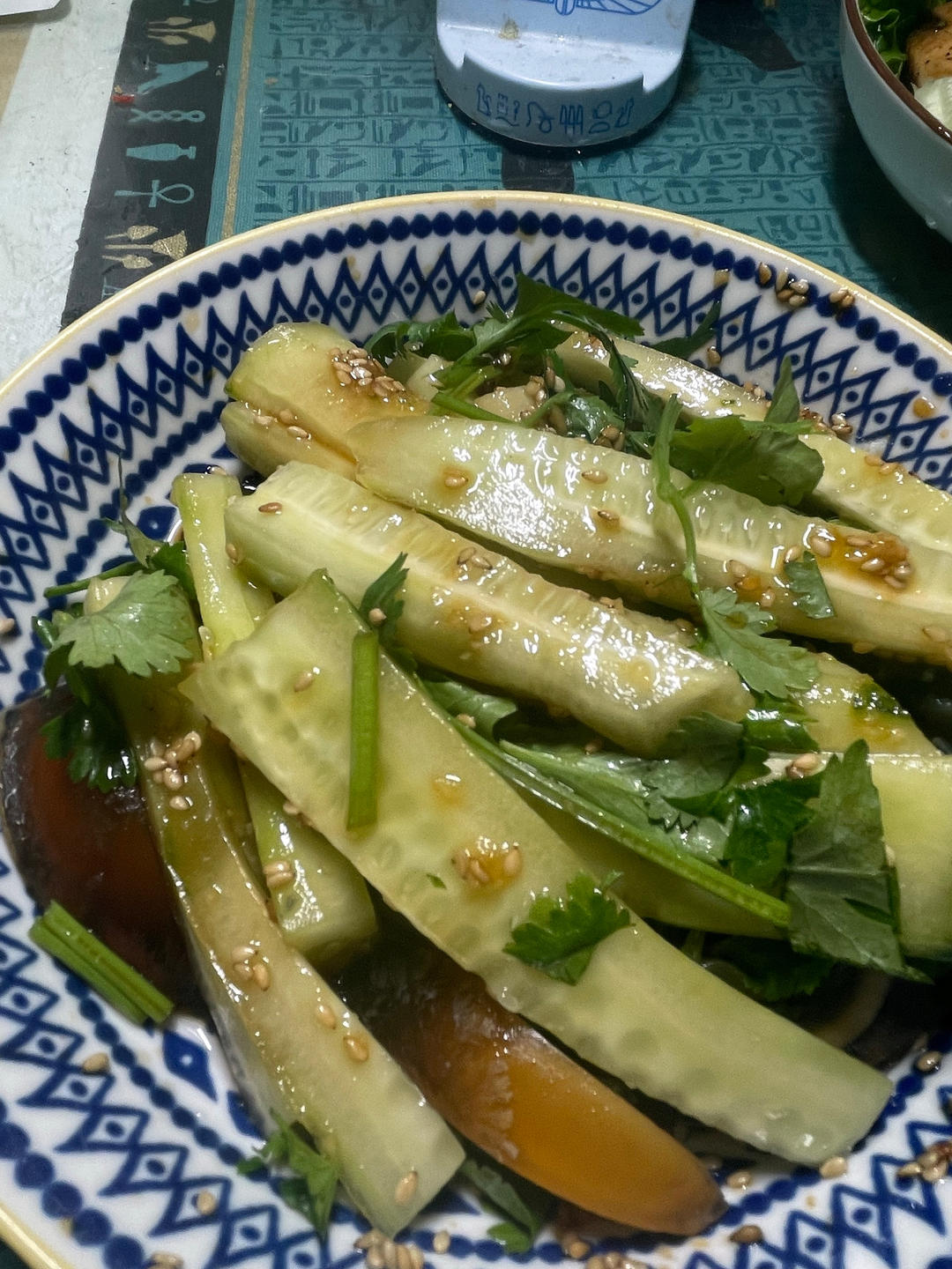 爽口开胃‼️5分钟凉拌菜‼️黄瓜拌皮蛋‼️香辣爽口‼️巨开胃